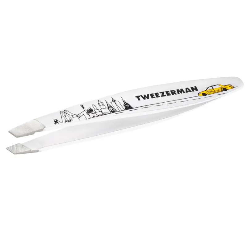 Tweezerman Nyc Skyline Mini Slant Tweezer – Compact Precision Design 1