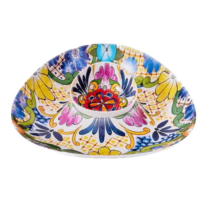 Two-Piece Chip And Dip Serving Bowl Set – Prepara Entertaining Essentials 1