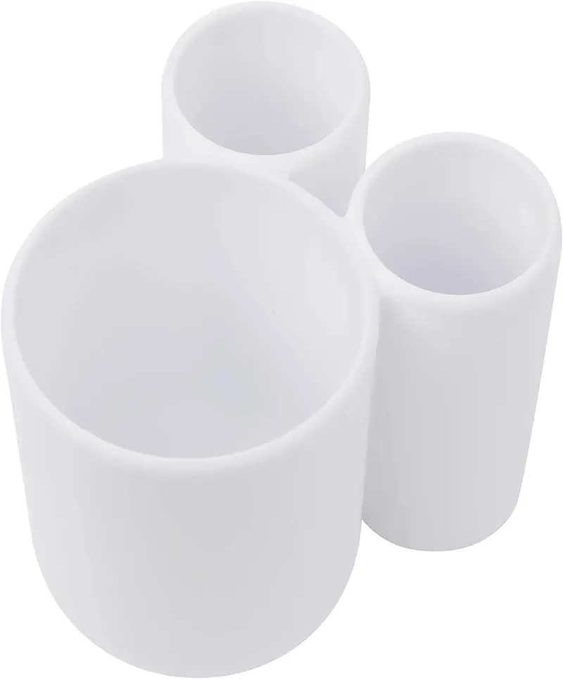 Umbra Touch White Toothbrush Holder – Modern Wall-Mount Or Countertop Design 1