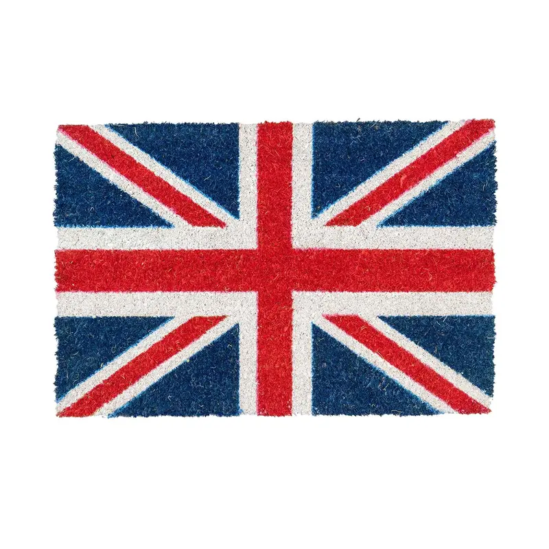Union Jack Coir Doormat – 60Cm X 40Cm Natural Fiber Entry Mat 1