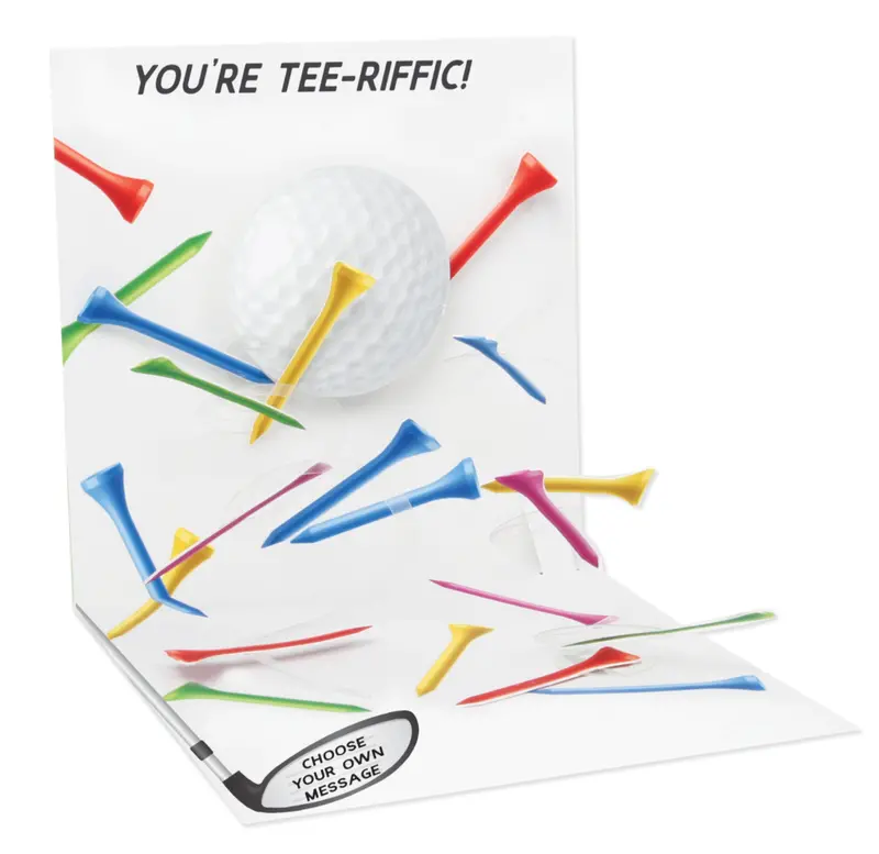 Up With Paper 3D Pop-Up Tee-Riffic Themed Greeting Card 1