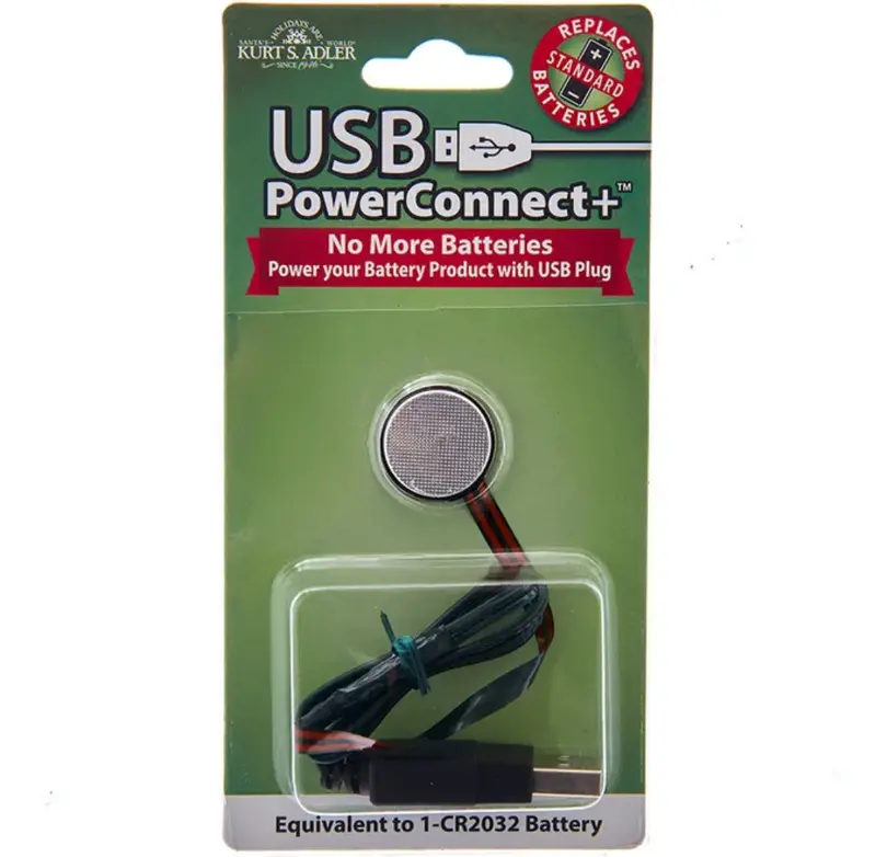 Usb Powerconnect+ Cr2032 Battery Adapter Cable 1