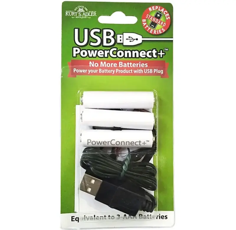 Usb Powerconnect+ Triple Aaa Battery Converter Cable 1