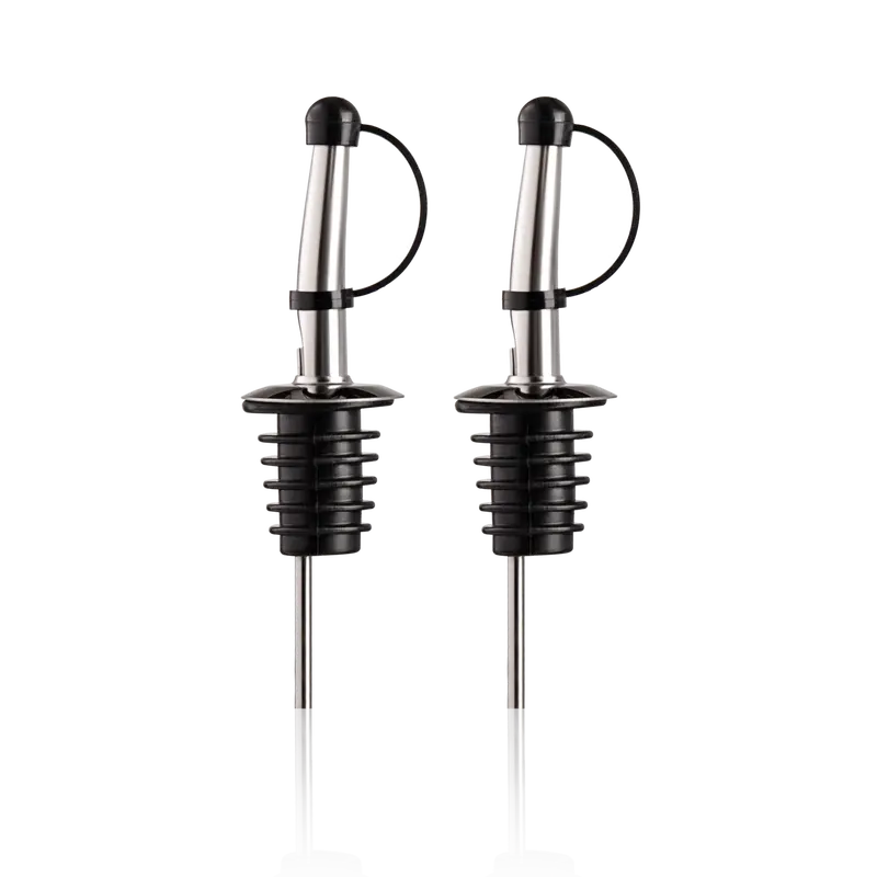 Vacu Vin Dual-Pack Stainless Steel Bottle Pourers 1