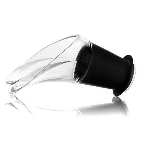 Vacu Vin J-Hook Crystal Wine Pourer Set – 2-Pack 1