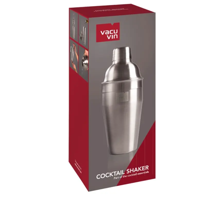 Vacu Vin Premium Stainless Steel Cocktail Shaker – Leak-Proof Mixing Tumbler 1