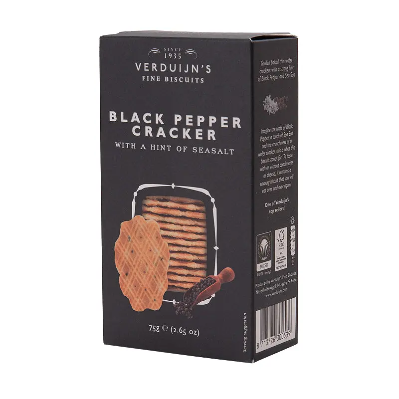 Verduijn’S Black Pepper Savory Crackers 1