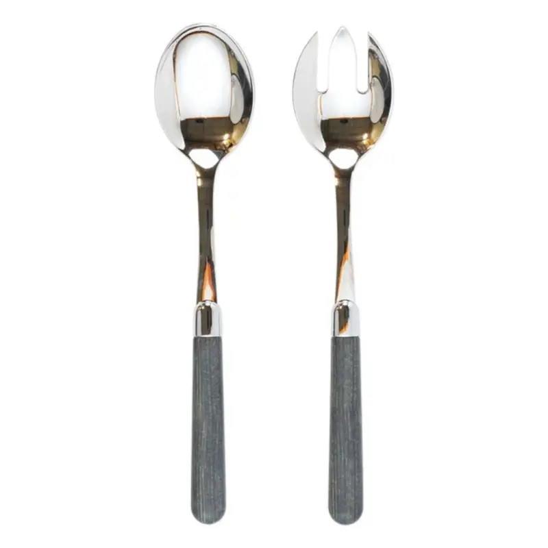 Vietri Albero Salad Serving Set With Fork And Spoon 1