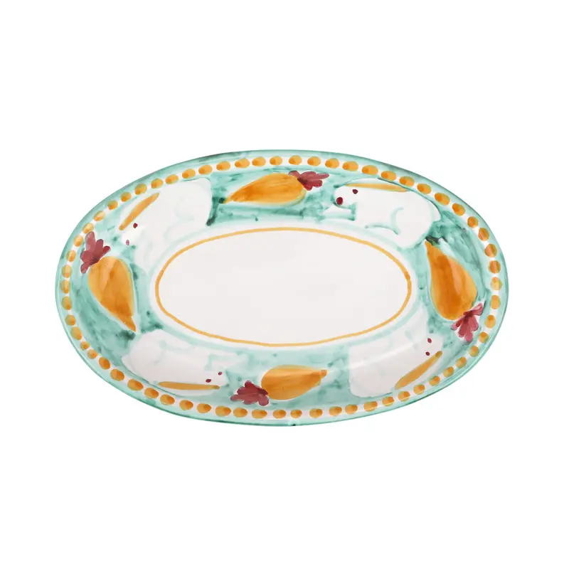 Vietri Campagna Rabbit Oval Tray For Entertaining 1