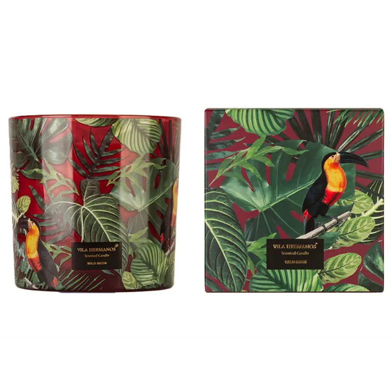 Vila Hermanos Wild Musk Triple-Wick Scented Candle – 21 Oz Luxury Jar 1