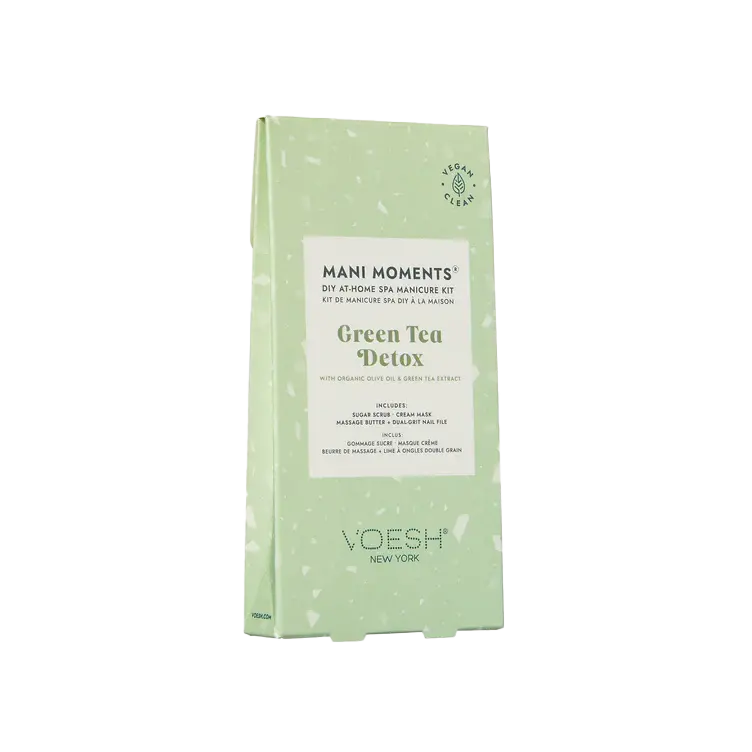 Voesh Green Tea Detox At-Home Manicure Kit – Nourishing Hand Care 1