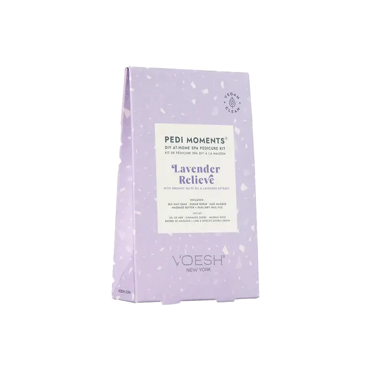 Voesh Lavender Relieve At-Home Pedicure Set – Soothing Foot Treatment 1