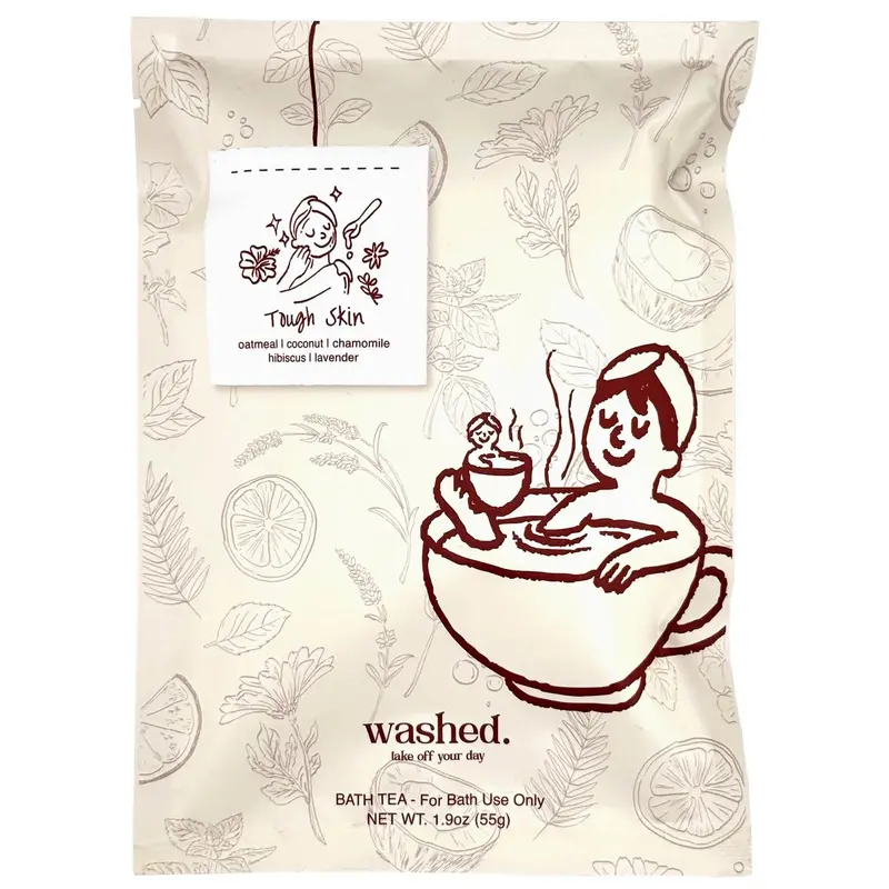 Washed Bath Tea Single-Dose Sachet – For Tough Skin 1