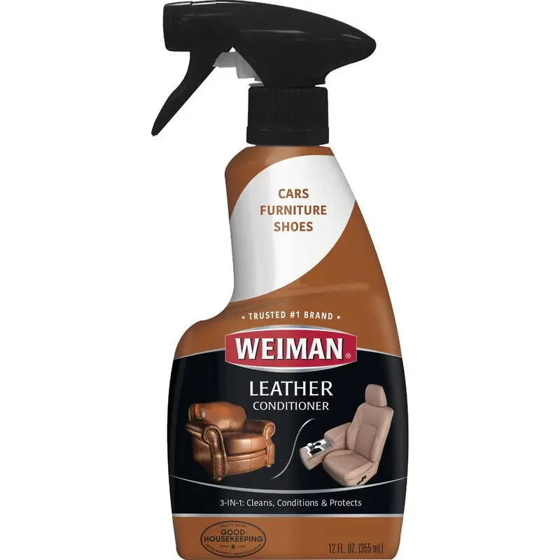 Weiman Leather Care Cleaner & Shine Spray – 12 Oz 1