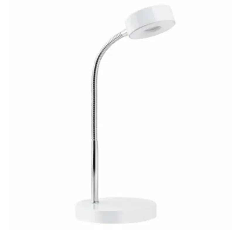 White 5-Watt Led Desk Lamp With Adjustable Brightness 1