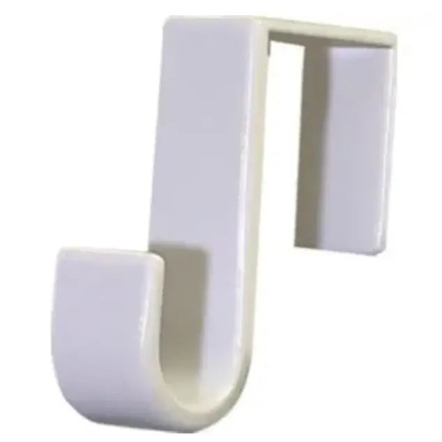 White Over-The-Door Hook – Space-Saving Hanging Solution 1