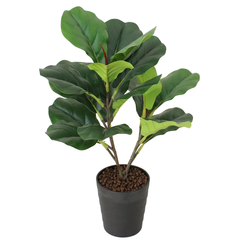 Wide-Leaf Artificial Tree For Indoor Decor 1