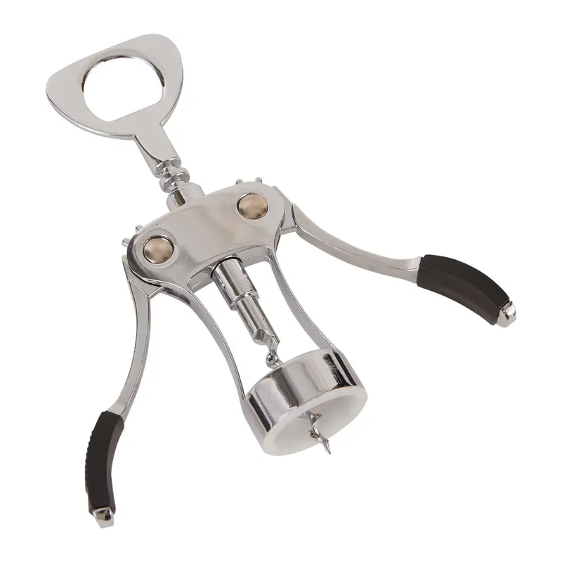 Winged Lever-Style Wine Bottle Opener – Ergonomic Cork Puller 1