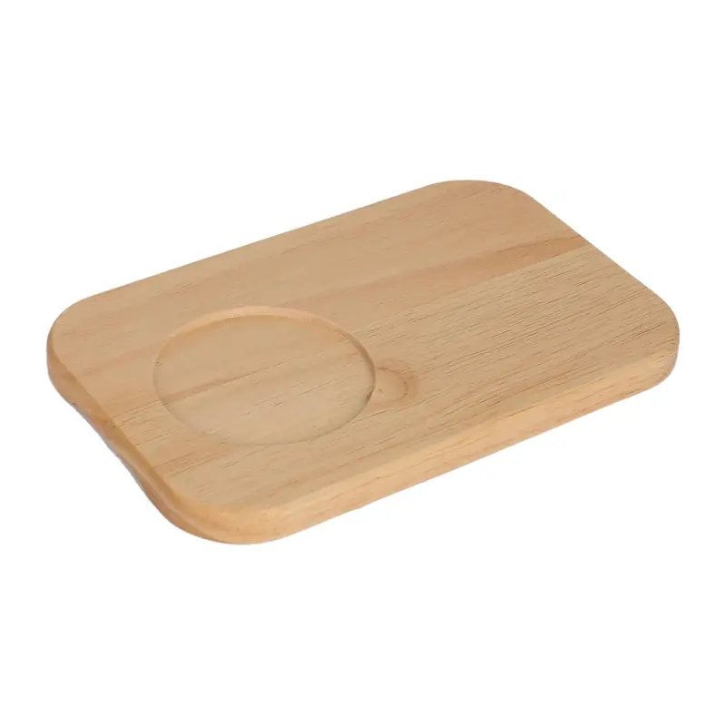Wooden Tea And Biscuit Serving Tray – 23 × 15 Cm Rustic Board 1