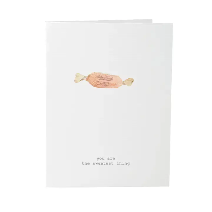 'You Are The Sweetest Thing' Glitter Card – 3.5" × 5" Festive Appreciation Greeting 1