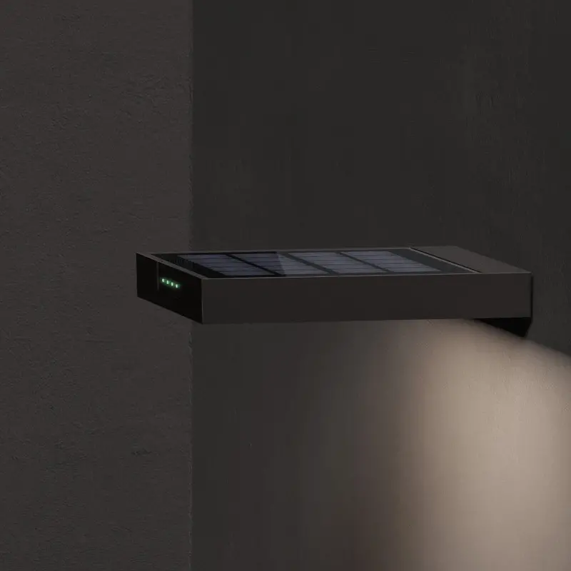 Zafferano Klewe Ala Solar-Powered Cordless Wall Light 1