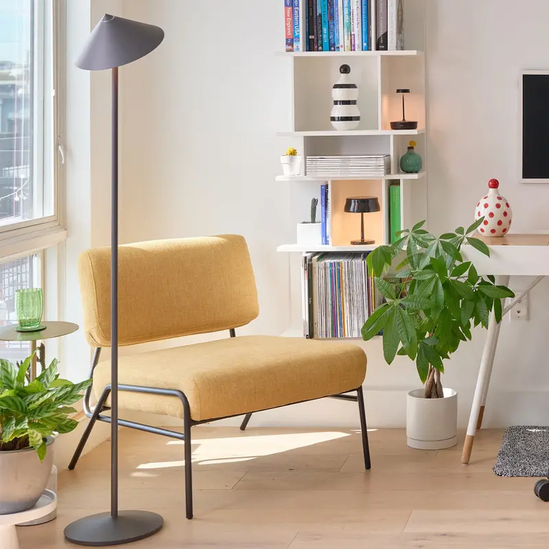 Zafferano Pina Xxl – Cordless Floor Lamp With Extended Reach And Dimmable Led 1