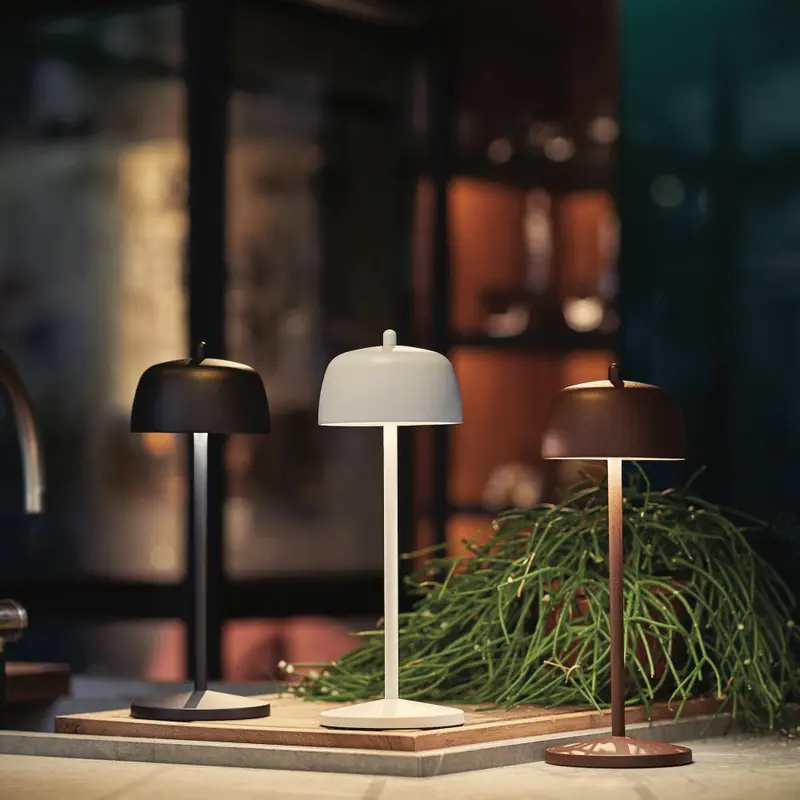 Zafferano Theta Cordless Led Table Lamp – Portable Rechargeable Lighting 1