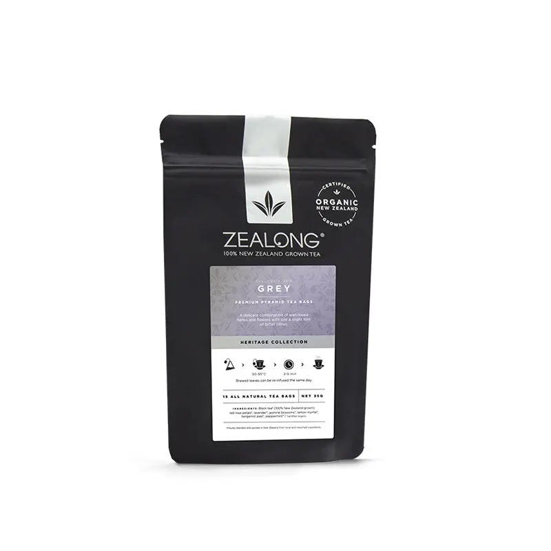 Zealong Organic Grey Tea Sachets 1
