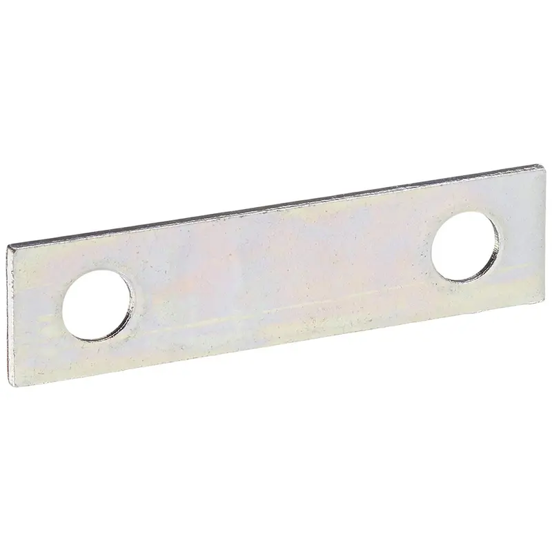 Zinc Mending Plate 2" X 1/2" – 4-Pack Repair Bracket 1