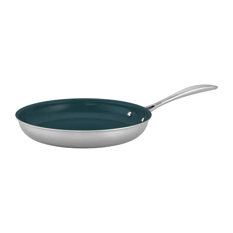 Zwilling Clad Cfx 10-Inch Ceramic Nonstick Stainless Steel Fry Pan 1