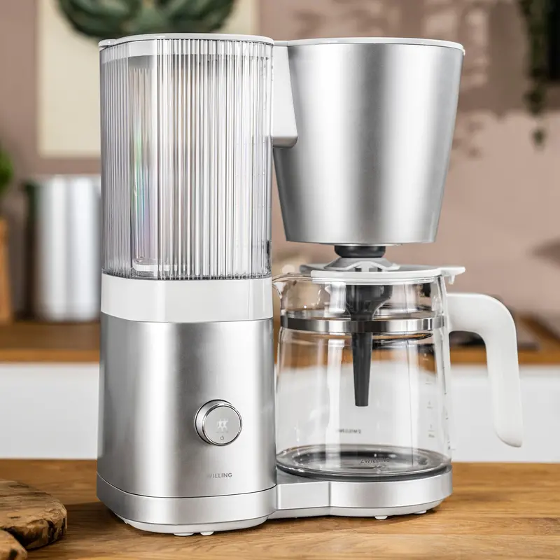 Zwilling Enfinigy Silver 12-Cup Glass Drip Coffee Maker 1