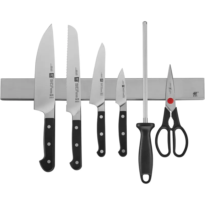 Zwilling Pro 7-Piece Knife Set With Magnetic Storage Bar – Space-Saving Organization 1