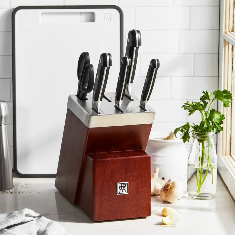 Zwilling Pro 7-Piece Self-Sharpening Knife Block Set 1