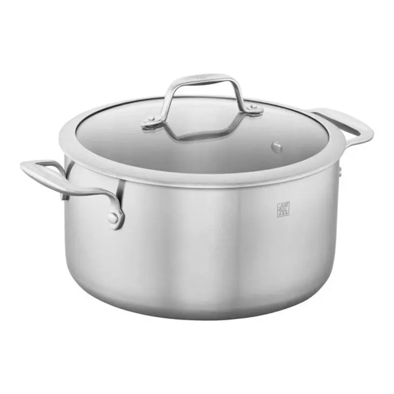 Zwilling Spirit 3-Ply Dutch Oven With Lid – 5.5-Quart Stainless Steel Pot 1