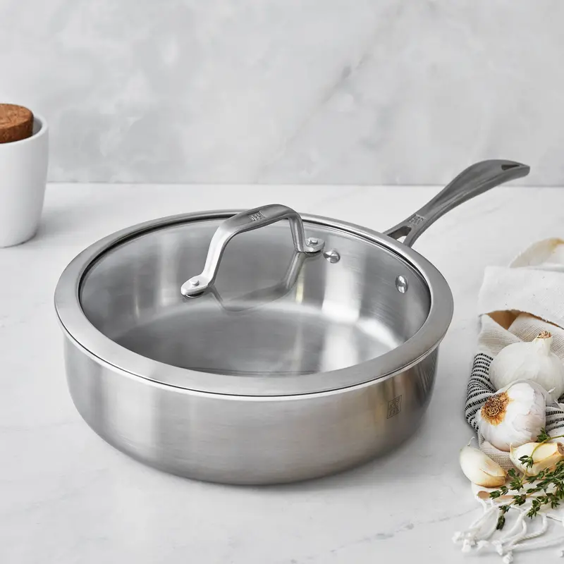 Zwilling Spirit 3-Ply Stainless Steel Saute Pan With Lid 1