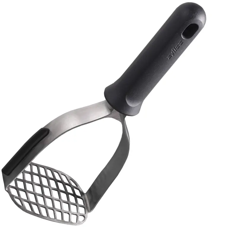 Zyliss Stainless Steel Potato Masher – Ergonomic 10-Inch Design 1